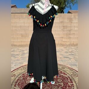 Vintage Inspired tassel dress.